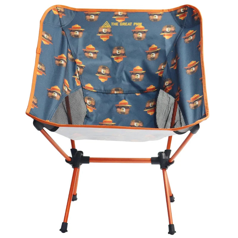 KTX-585043 Portable 7075 Aluminum Folding Moon Chair for Outdoor Activities, Includes Carry Bag