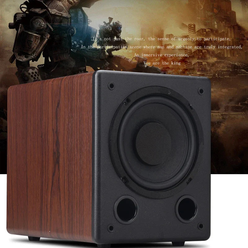 KTX-154579 BRZHIFI SW-6 6.5 Inch Subwoofer 100W Pure Bass Speaker for Home Audio and Theatre Systems