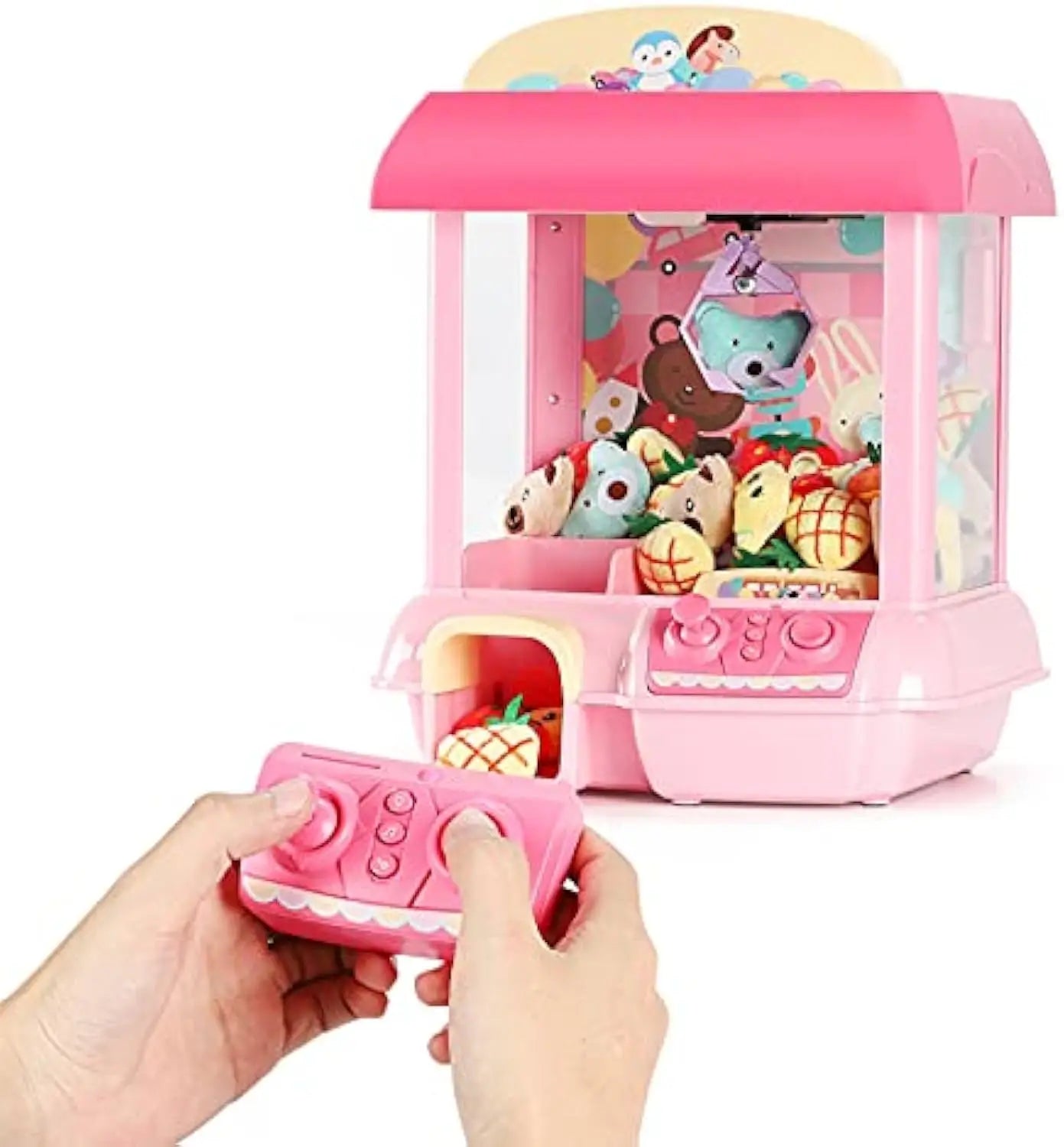 KTX-245651 Mini Claw Machine Toy with Plush Toys for Kids - Fun Crane Game for Ages 5 and Up
