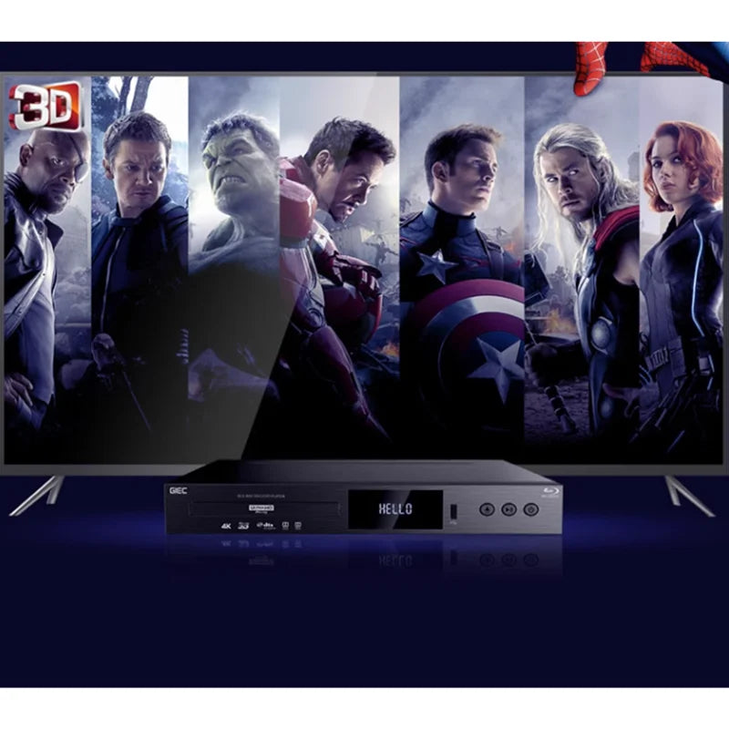 KTX-714451 Ultra HD 4K Blu-Ray and DVD Player with Digital Hard Disk Decoding Functionality