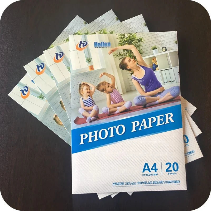 KTX-741395 A4 Size Inkjet High Glossy Photo Paper - 115g, 135g, 180g, 200g and 230g Options
