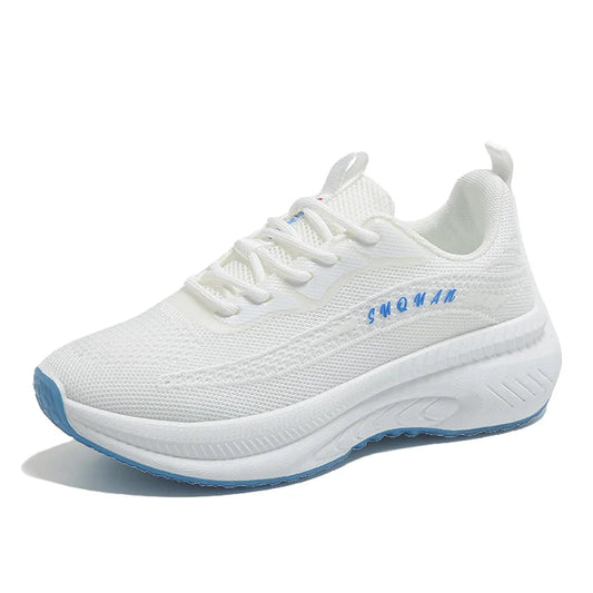 KTX-917843 K2509 Fashion Women Lace-up Front Walking Sneakers Shoes Comfortable Sport Outdoor Running Shoes