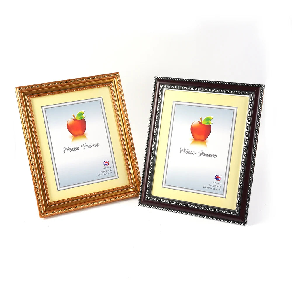 KTX-538771 Elegant Polystyrene Photo Frame for Family and Wedding Photos in Various Sizes (4x6, 5x7, 8x10, 4R, 5R, 6R, 8R, 10R, 11R, A4, 12x16, 12x18)