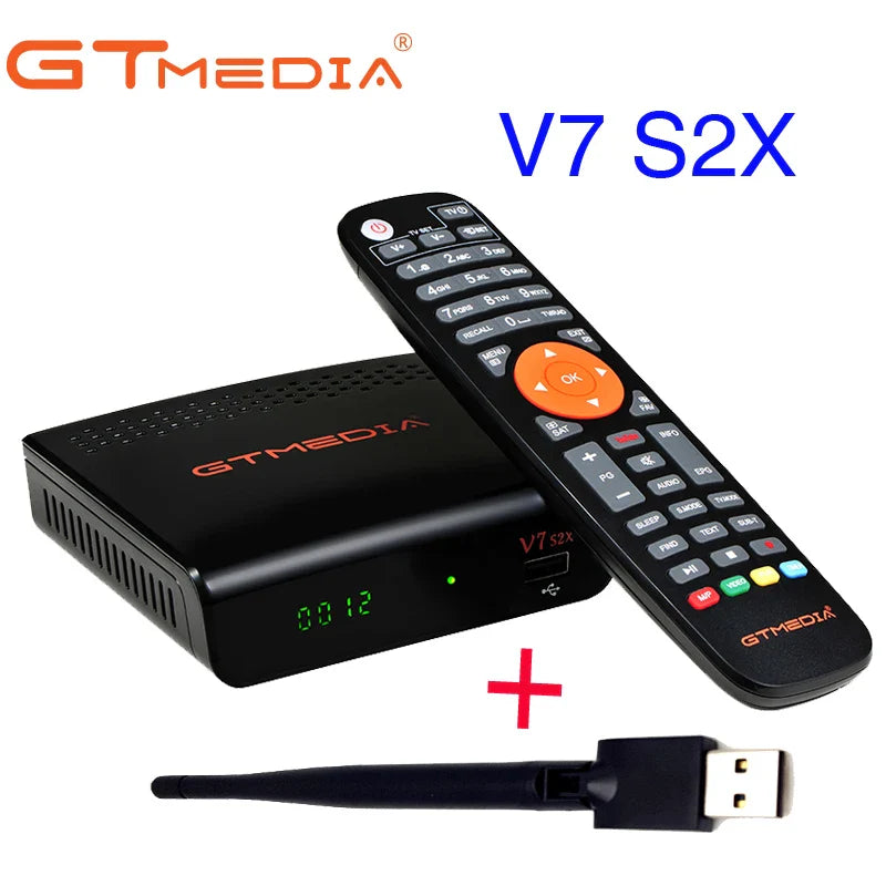 KTX-024019 HD Digital Satellite Receiver with DVB-S2 Support, USB PVR and Network Sharing Capabilities, PowerVu and BISS Compatibility