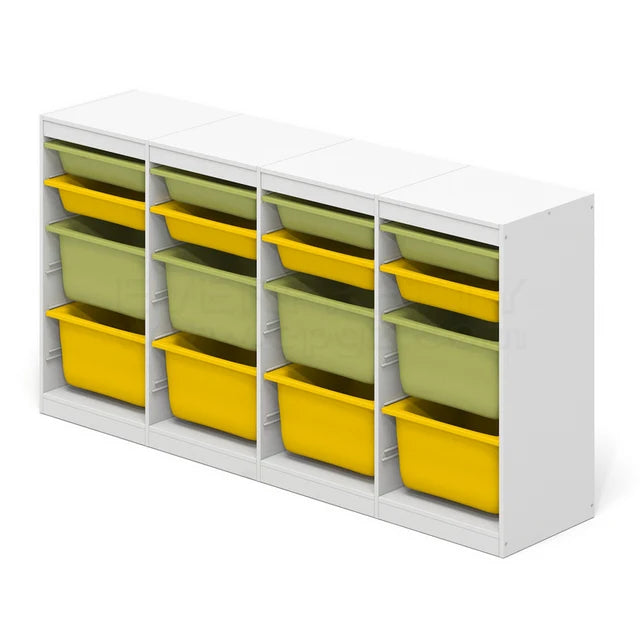 KTX-678995 Colourful Wooden Toy Storage Cabinet for Kids - Kindergarten Nursery Furniture