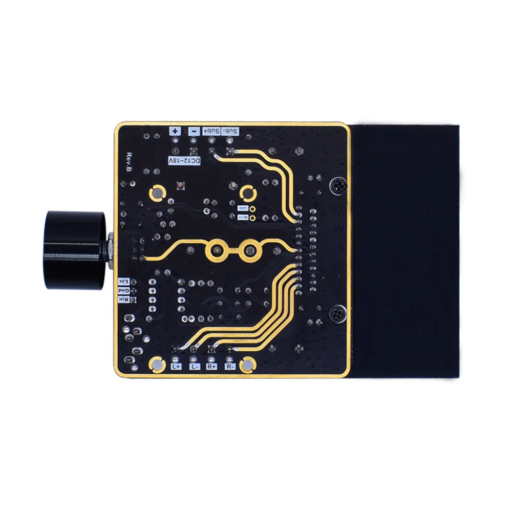 KTX-793491 2.1 Channel Class AB Amplifier Board, 2x80W + 120W High Power Vehicle Digital Amplifier for Pure Bass Sound