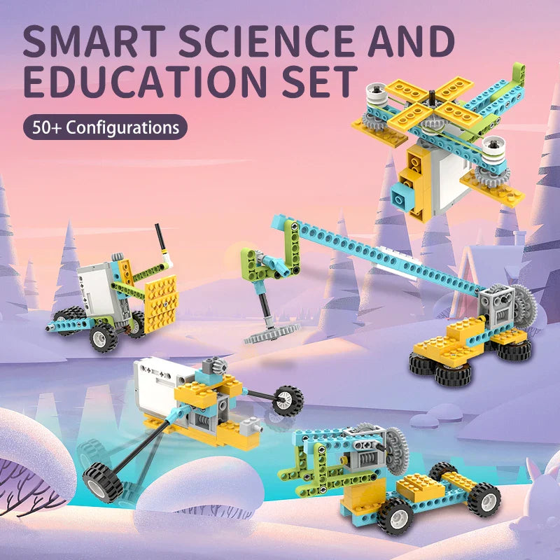 KTX-865555 Smart Robot Puzzle Building Set for Educational Play and Mechanical Learning