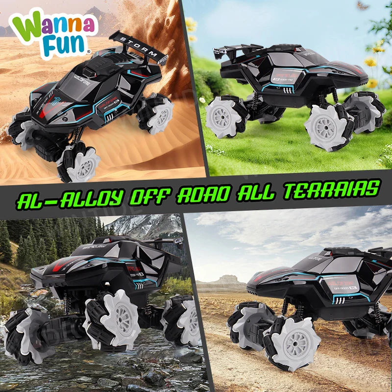 KTX-837779 Battery Operated 2.4GHz Off-Road RC Stunt Car for Kids with Lights and Music