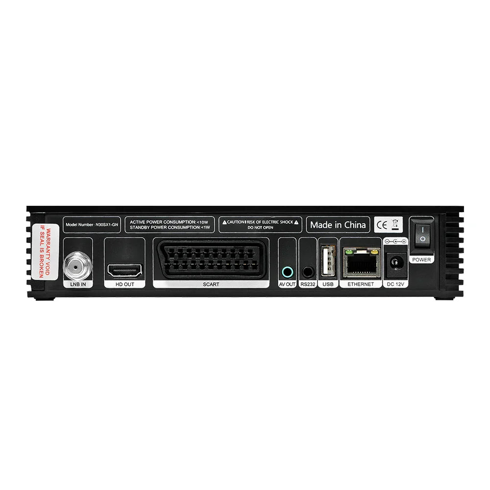 KTX-778835 GTMEDIA V8X Satellite Receiver - DVB-S/S2/S2X, CA Card Slot, Multi-Stream HEVC Support