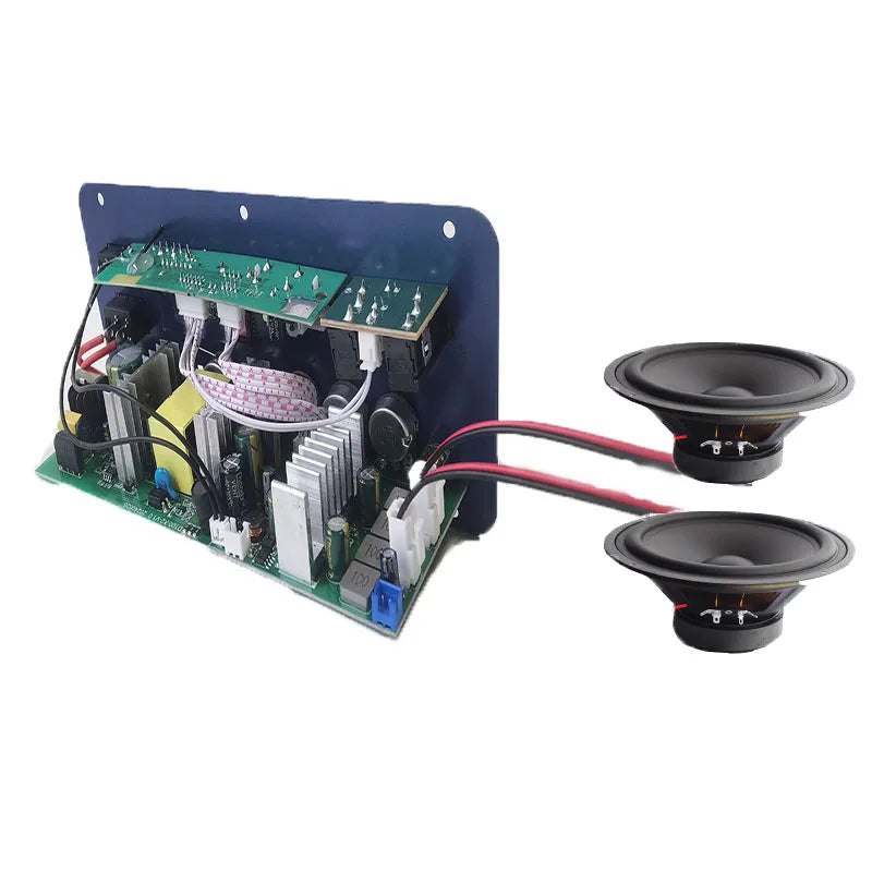 KTX-958483 50W Dual Channel Digital Power Audio Receiver with USB for Home and Outdoor Use