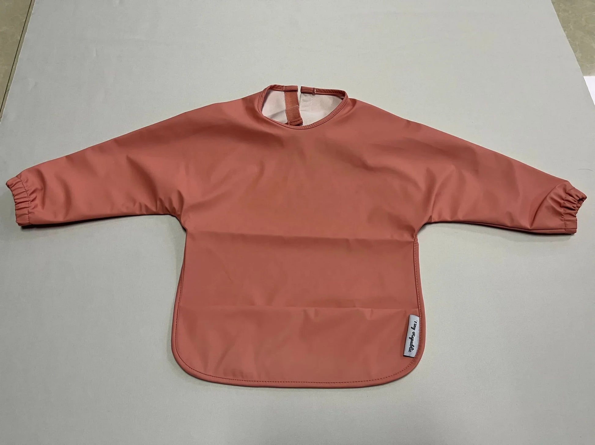 KTX-720083 Bib Baby Waterproof Three-dimensional Food Bag Children's Saliva Bag with Long Sleeve