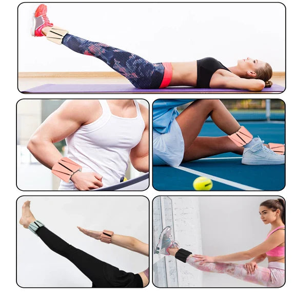 KTX-796307 Adjustable Waterproof Wearable 2 lb Ankle and Wrist Weights for Strength Training