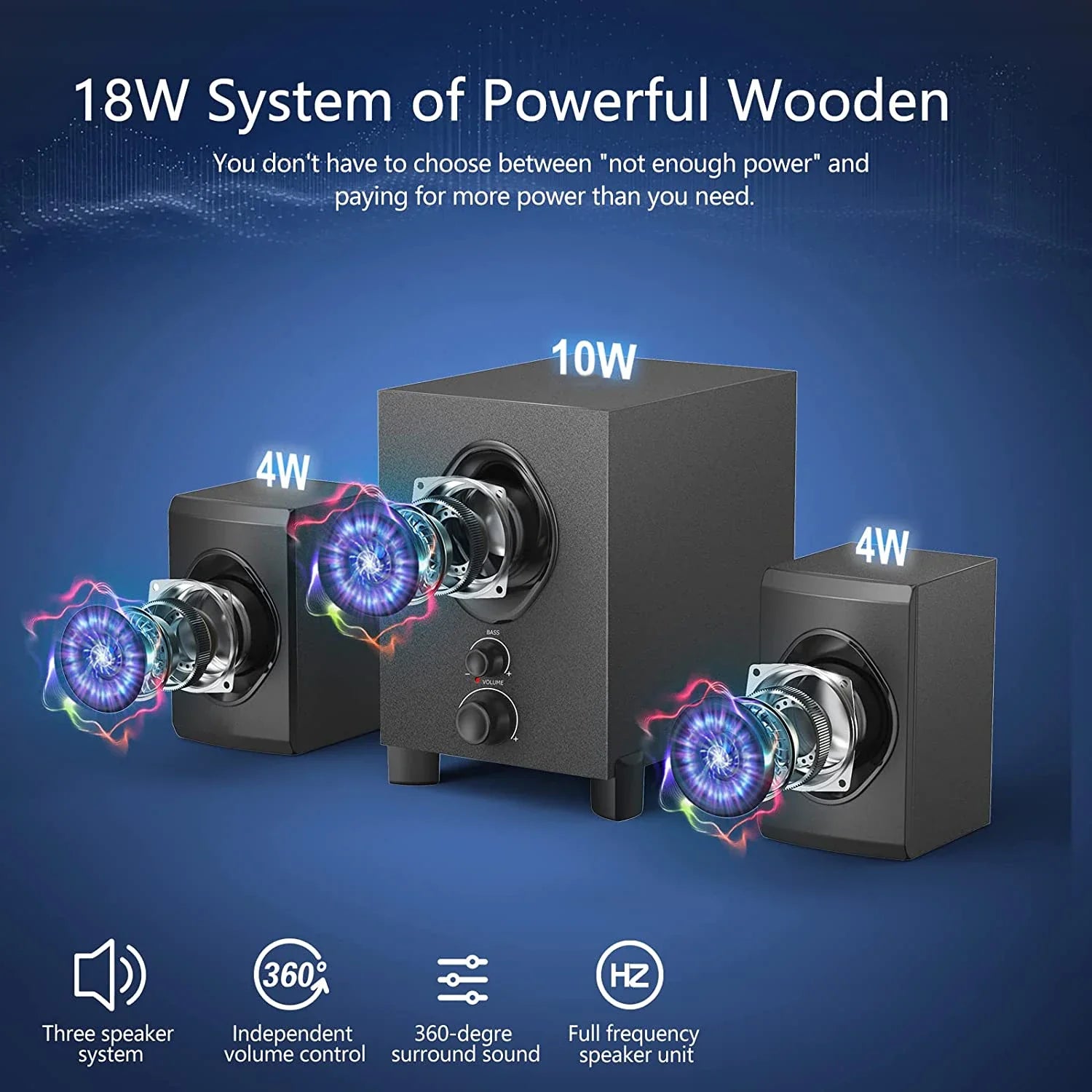 KTX-859667 Multimedia Home Theatre System with Bluetooth Subwoofer for Enhanced Computer Audio