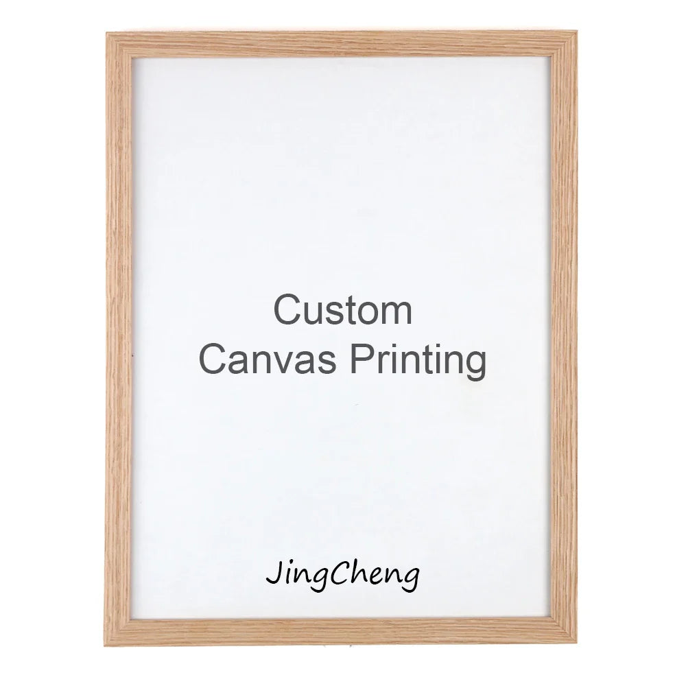 KTX-637075 Elegant Solid Hardwood Oak Photo Frame for A2, A3, A4 Prints - Wall Mount Art Decor