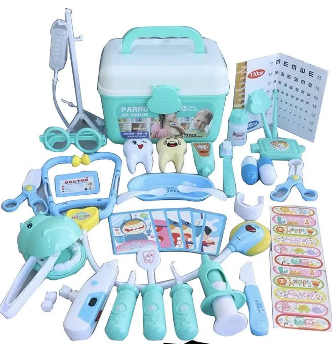 KTX-360915 Educational Doctor Role Play Set for Kids - 38PCS Medical Kit with Plastic Toys