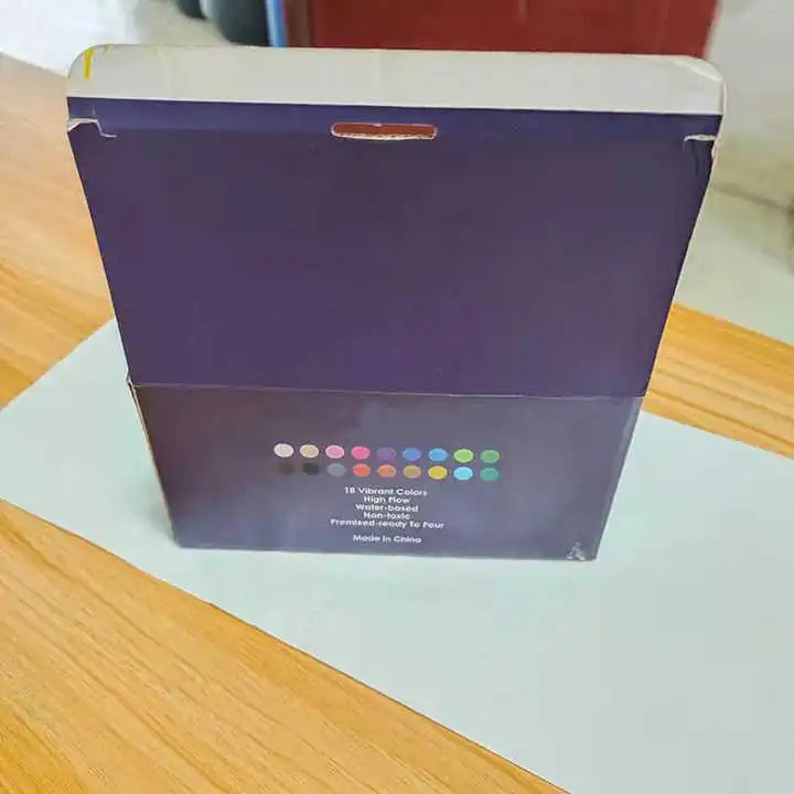 KTX-320851 Acrylic Pouring Fluid Art Set for Creative DIY Abstract Paintings