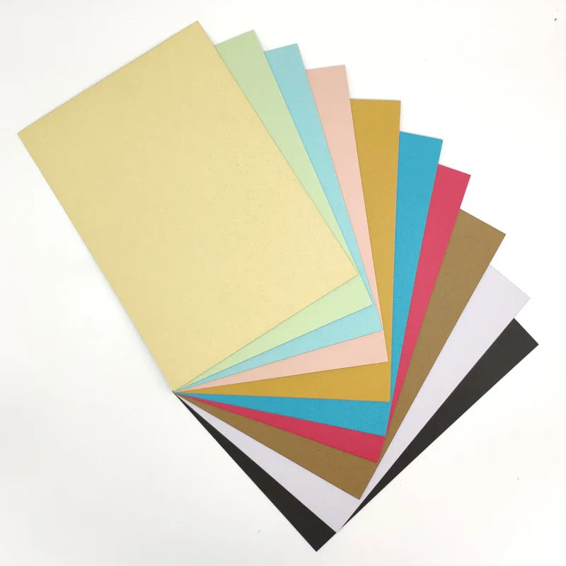 KTX-839699 A4 230gsm Embossed Texture Cardstock Paper in Multiple Colours – 50 Sheets Pack