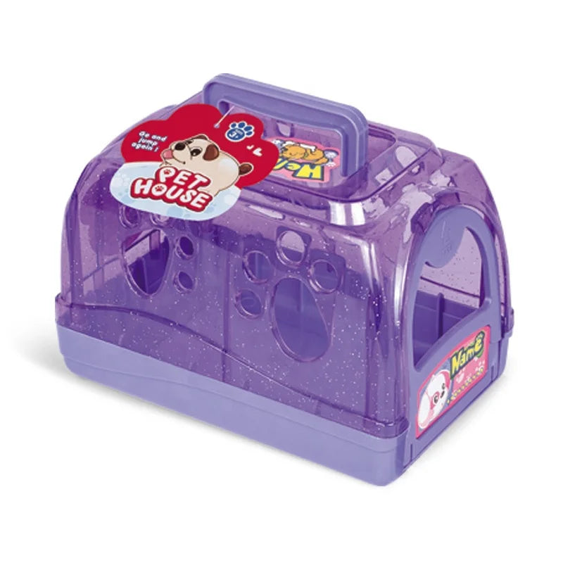 KTX-310035 Plush Dog House and Toy Basket for Kids Ages 2 to 13