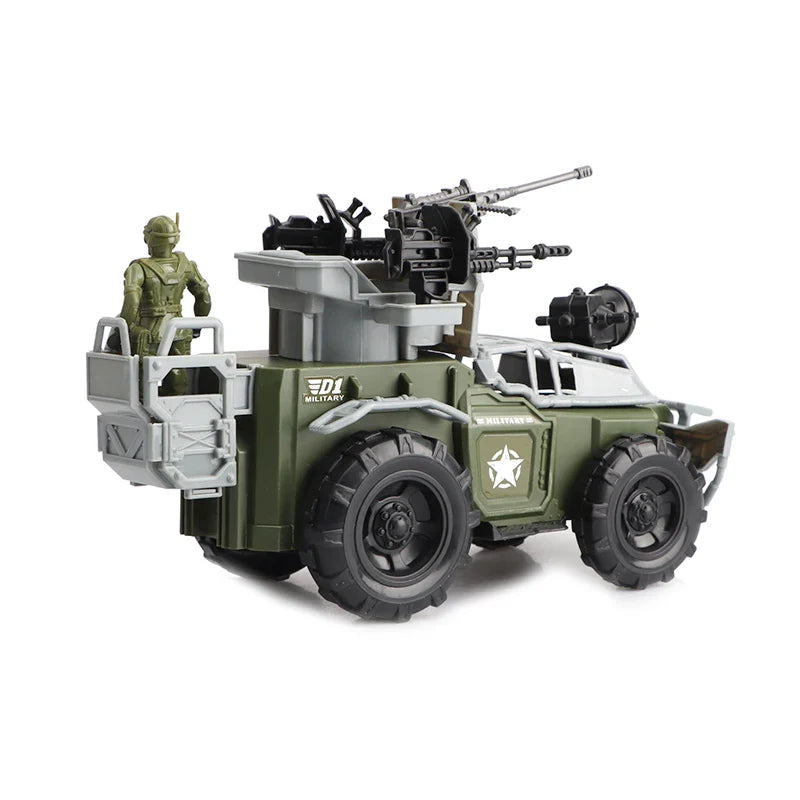 KTX-769939 Military Action Play Set Toy for Boys Ages 4-12, Includes Soldier Accessories, Plastic, In-Stock