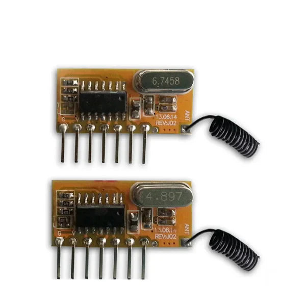 KTX-892947 Superheterodyne RF Wireless Receiver Module with Decoder AG-RXB12-X for Security Systems and Garage Doors