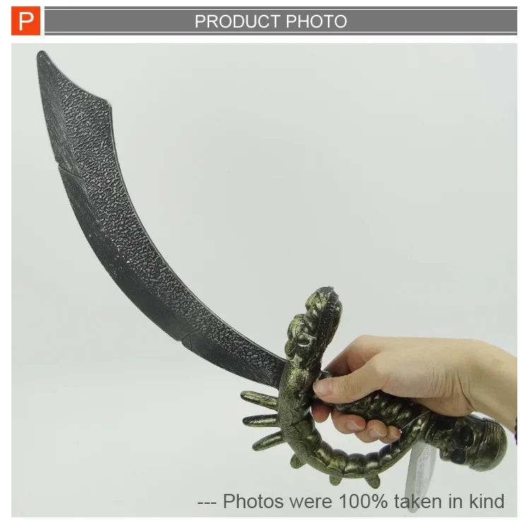 KTX-294227 Kids Plastic Play Sword Set - 2 to 7 Years - Knight Katana Style Toy Sword