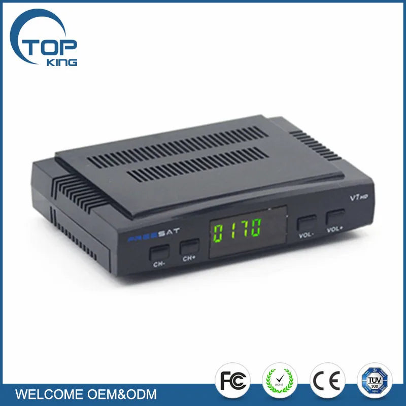 KTX-598035 Freesat V7 HD Satellite Receiver 1080P DVB-S2 with USB WiFi Support