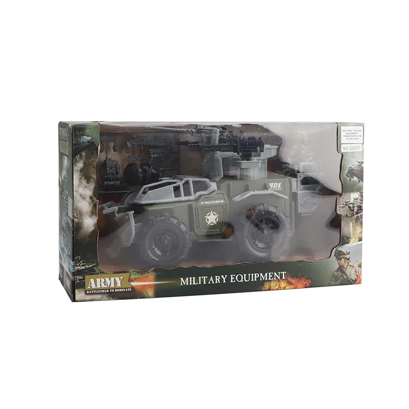 KTX-769939 Military Action Play Set Toy for Boys Ages 4-12, Includes Soldier Accessories, Plastic, In-Stock