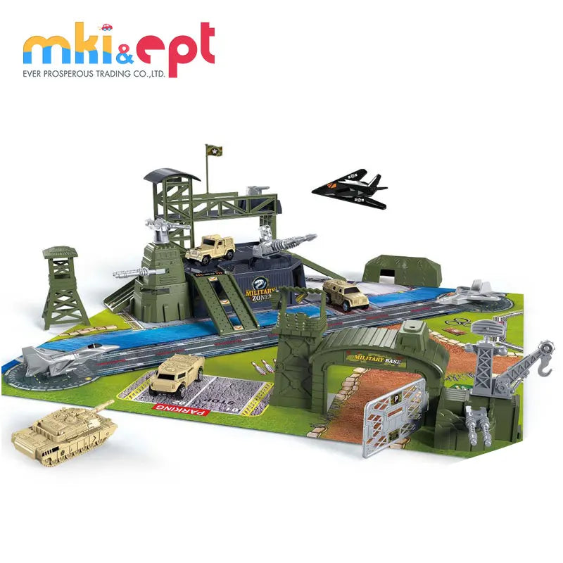 KTX-032083 Military Simulation Play Set for Outdoor Fun - Ages 13 Months to 6 Years