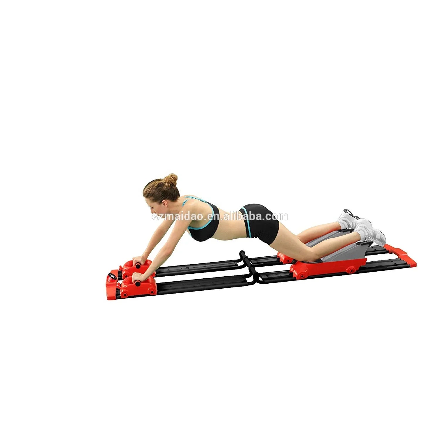 KTX-730771 Bear Crawl Horizontal Exercise Machine with LCD Monitor for Full-Body Training