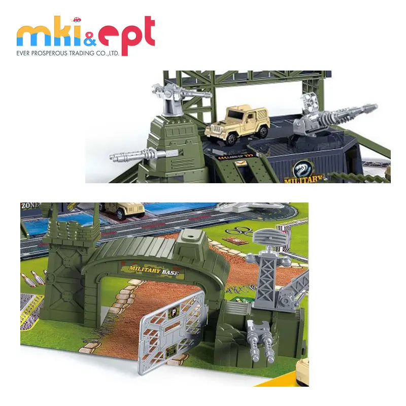 KTX-032083 Military Simulation Play Set for Outdoor Fun - Ages 13 Months to 6 Years