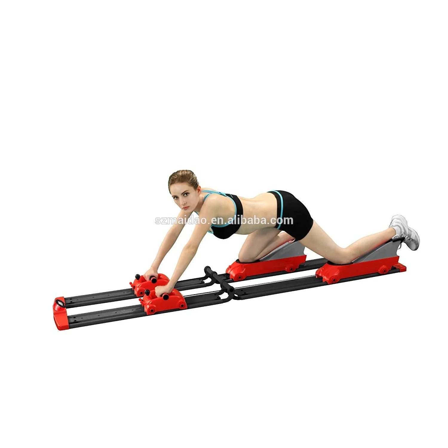 KTX-730771 Bear Crawl Horizontal Exercise Machine with LCD Monitor for Full-Body Training