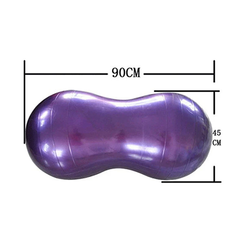 KTX-566931 Peanut Shaped Fitness Yoga Ball for Exercise and Labour Support 45x90cm in Various Colours