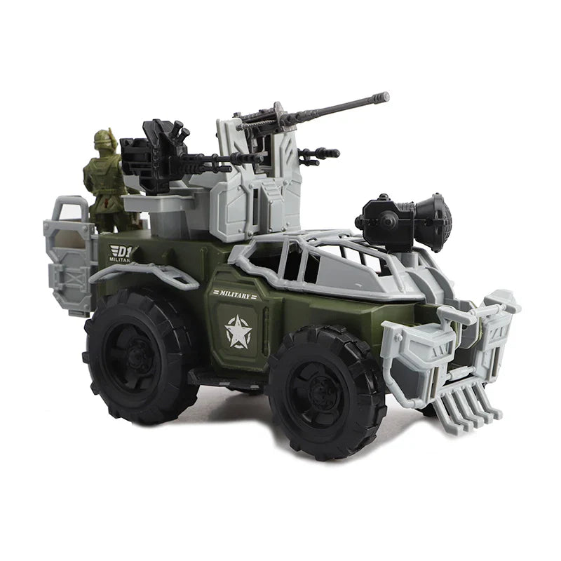 KTX-769939 Military Action Play Set Toy for Boys Ages 4-12, Includes Soldier Accessories, Plastic, In-Stock
