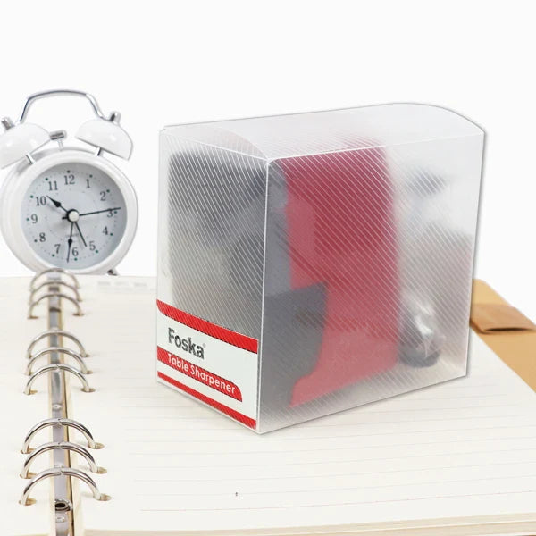 KTX-264531 Metal and Plastic Manual Desk Pencil Sharpener for Office, Home, and School