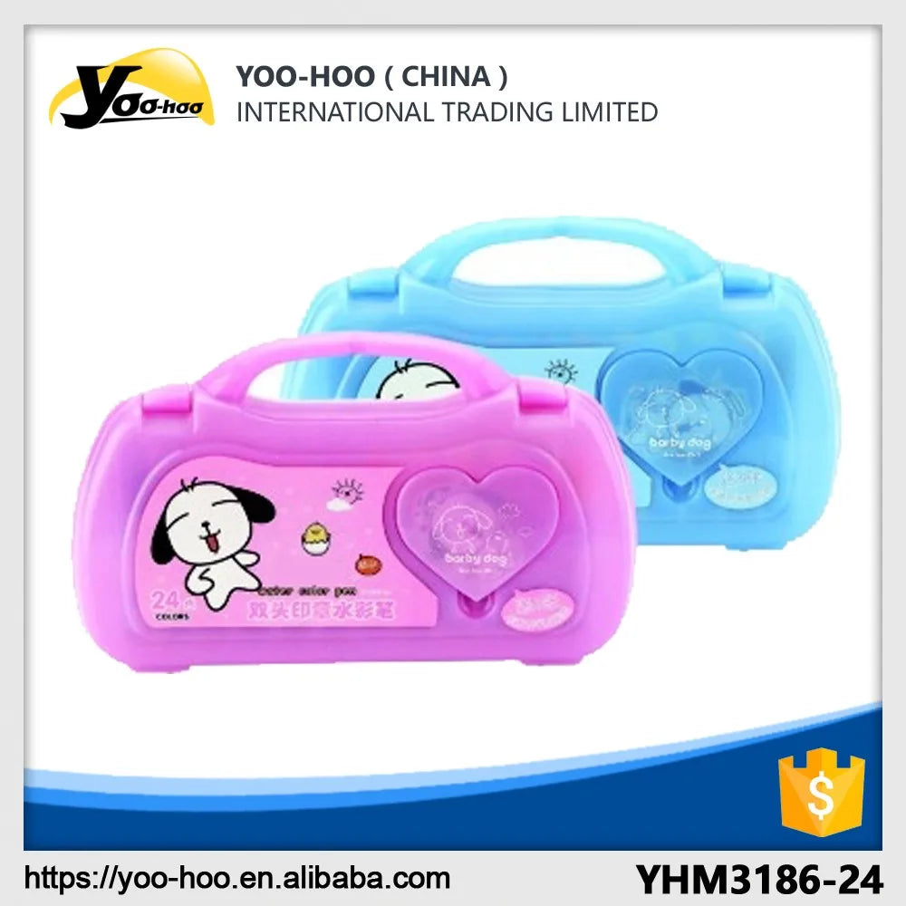 KTX-239507 24-Colour Watercolour Pen Set for Kids - Smooth Writing Art Supplies