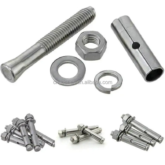 KTX-885715 M12 SS316 Drop-In Anchor Bolt Fastener with Nut and Washer Fitting