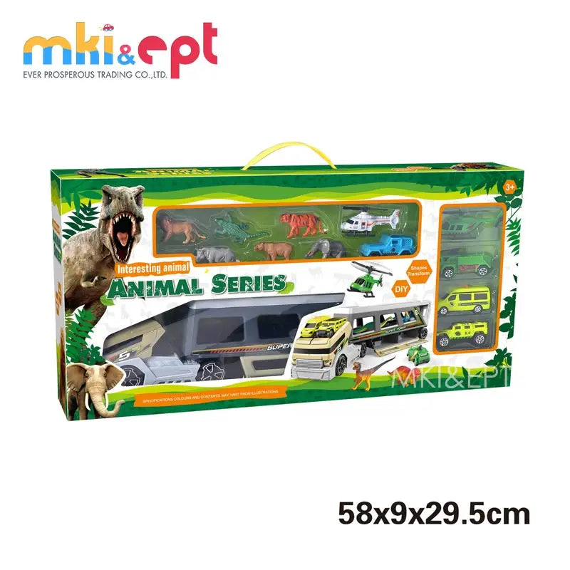 KTX-966547 Eco-Friendly Animal Toy Set for Kids - Fun Zoo Figures 11-30 CM, Ages 2-13