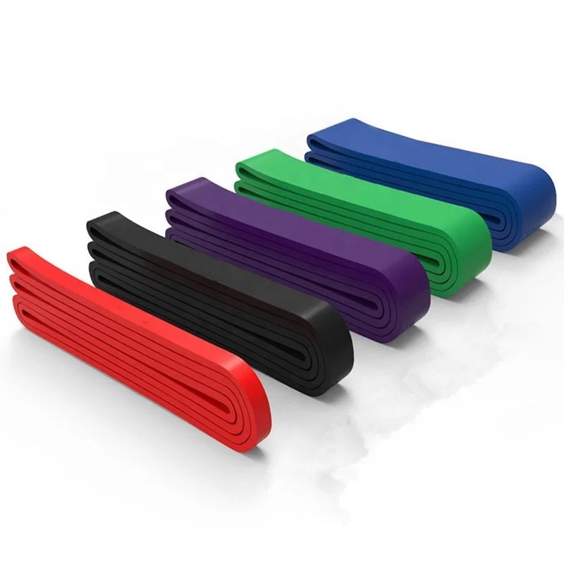 KTX-747731 Heavy Duty Resistance Bands - Set of 5 Exercise Stretch Bands for Fitness Workouts