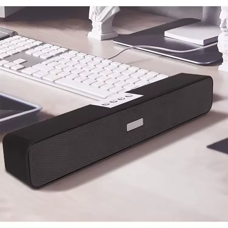 KTX-565907 Compact Wireless Bluetooth Mini Soundbar Speaker with High-Quality Sound