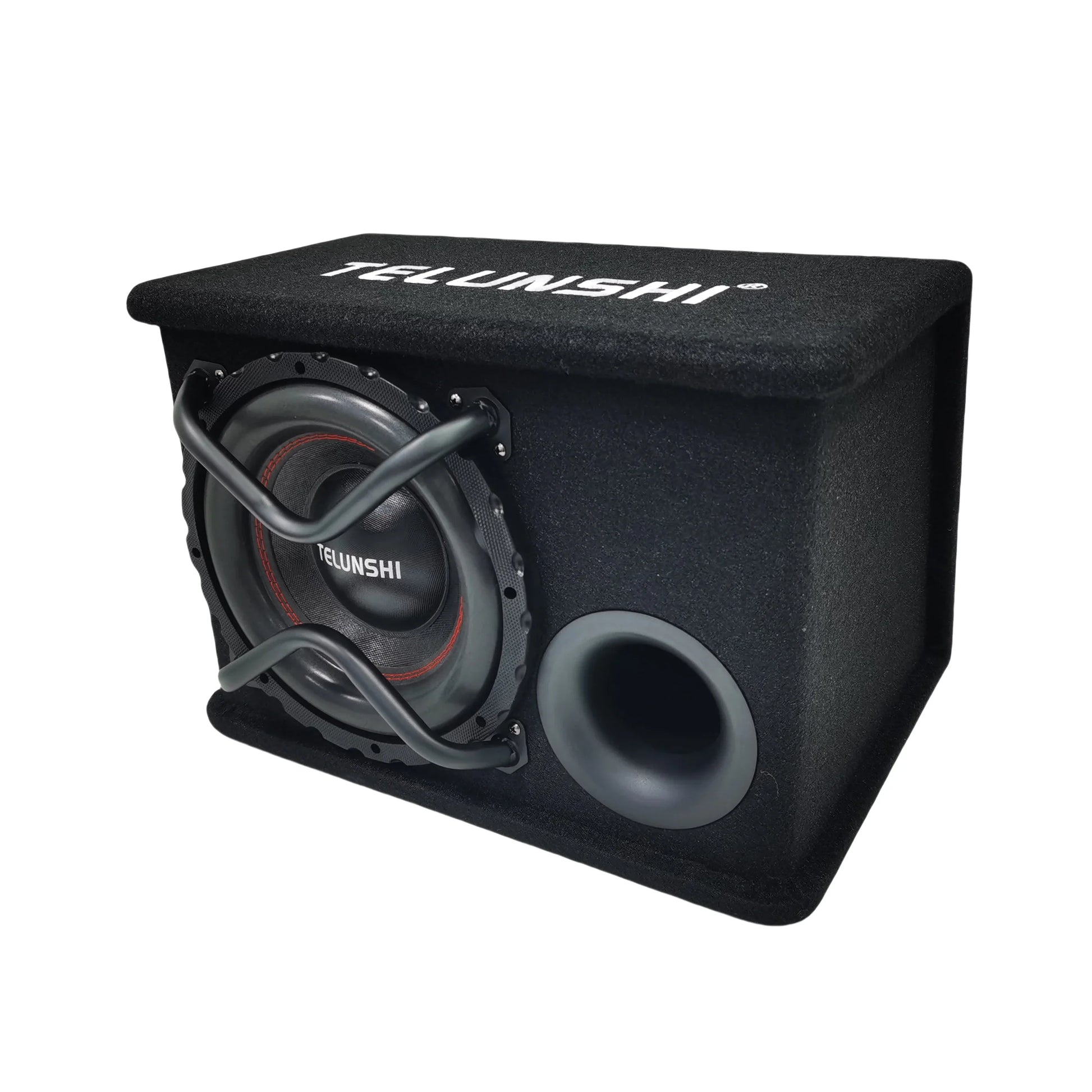 KTX-728595 10 Inch Dual Magnet Car Subwoofers with Built-in Amplifier for Truck and Car Audio Systems