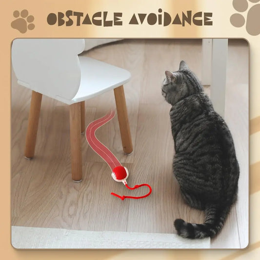KTX-653523 Interactive Automatic Rolling Cat Toy Ball with USB Charging for Stimulating Play