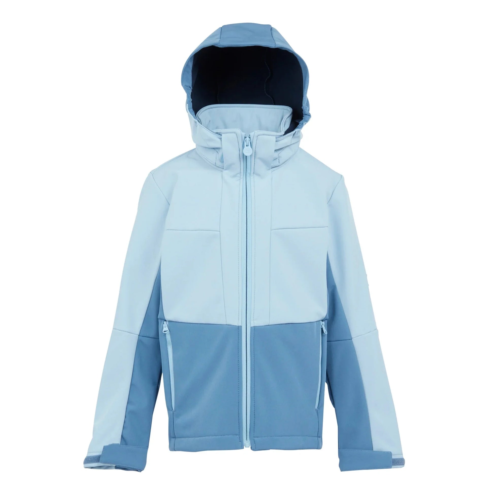 KTX-211603 Girls Block Color Nylon Softshell Jacket Comfortable Outerwear