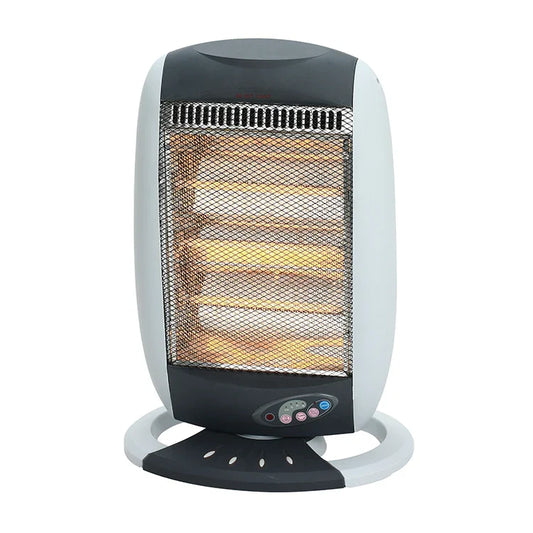 KTX-046419 1200W Electric Halogen Heater with 3 Adjustable Heating Levels and Remote Control