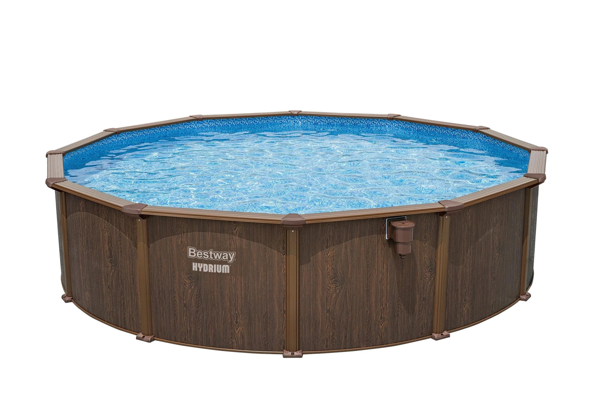 KTX-618963 Large Round Above Ground Family Swimming Pool Set - 5.49 m x 1.32 m Outdoor Portable Design