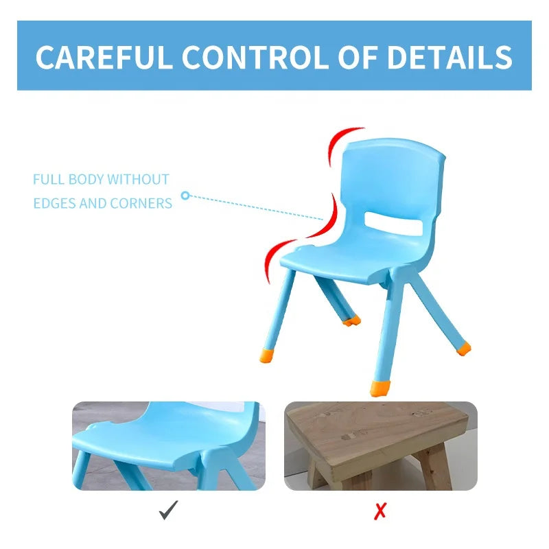 KTX-972499 Durable Plastic Stacking Chair for Children - Ideal for Schools, Daycares and Nurseries