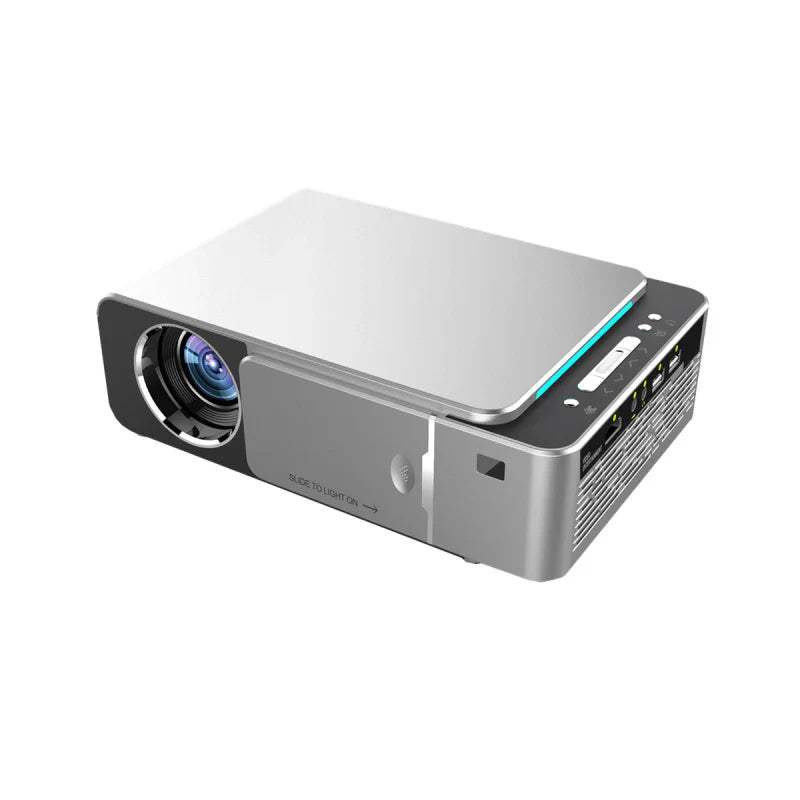 KTX-072595 720P LED Video Projector with 4K and Full HD 1080P Support for Home Cinema Experience
