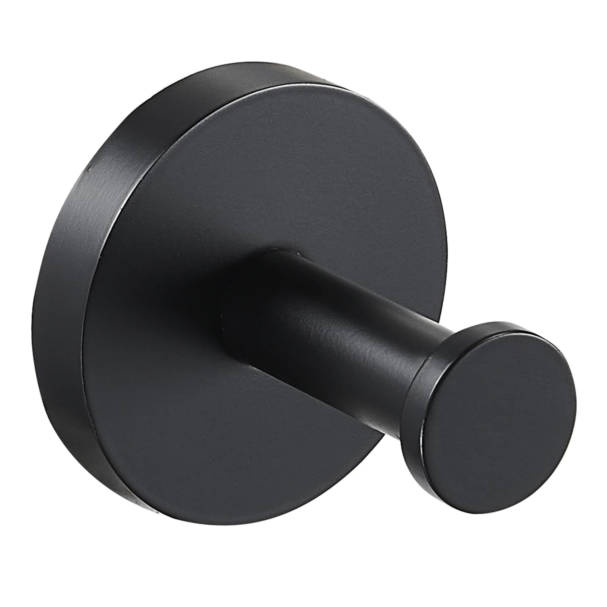 KTX-726867 Matte Black Stainless Steel 304 Bathroom Accessory Set with Towel Rack and Toilet Paper Holder