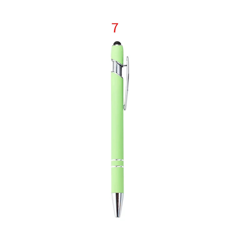 KTX-029395 Custom Multi-Coloured Metal Ballpoint Pen with Stylus for Office and School Use