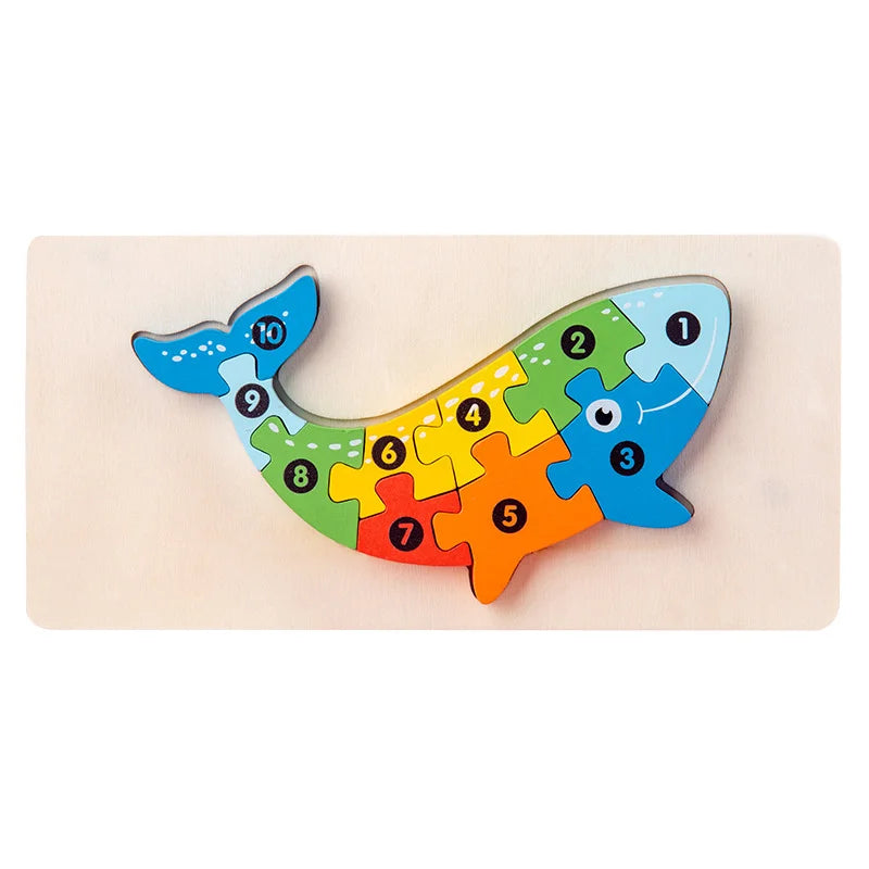 KTX-891731 Montessori Educational Wooden 3D Puzzle Game for Kids – Eco-Friendly and Non-Toxic Jigsaw Learning Toy