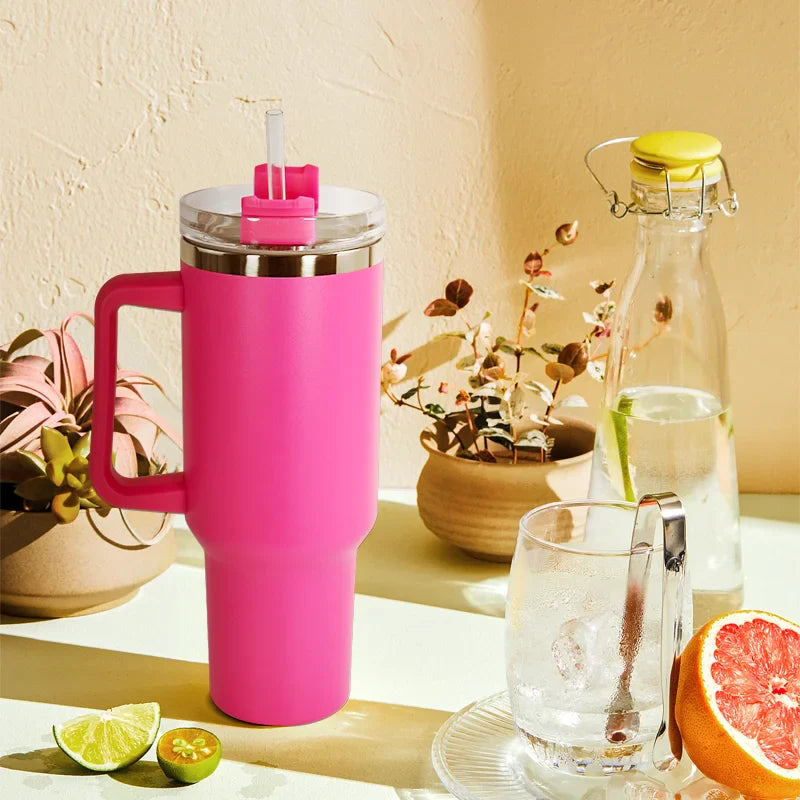 KTX-531411 Personalised 40oz Stainless Steel Travel Mug with Flexible Handle for Nurses